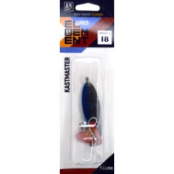 Блешня для риболовлі, коливна, ZEOX Kastmaster, вага 18г, колір Silver-Blue